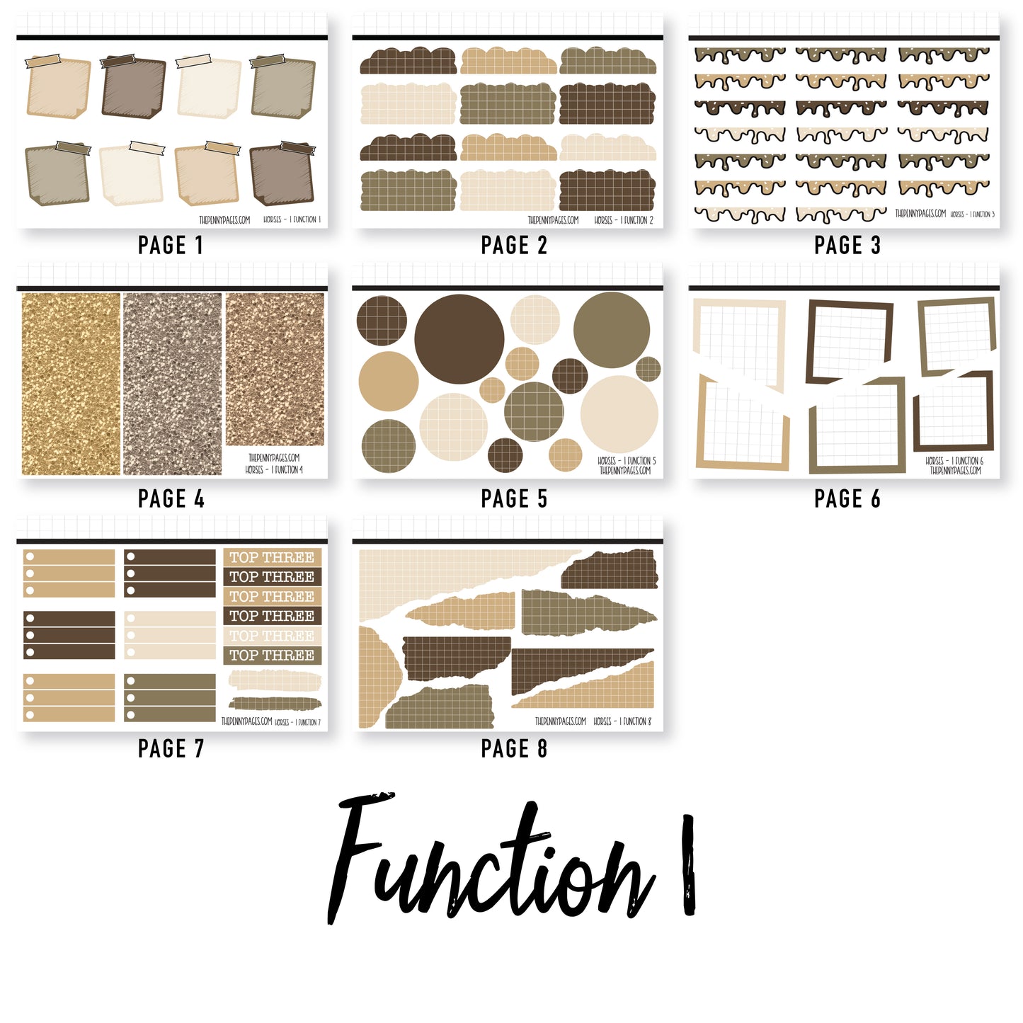 Sticker Book - Volume 12 - Horses