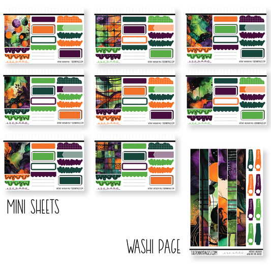 Abstract Halloween - Mini Sheets