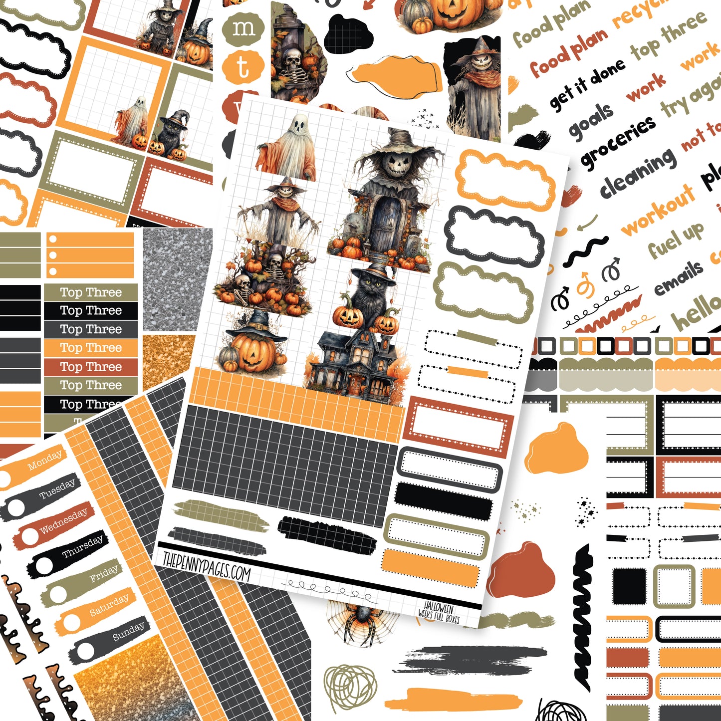 Halloween - Weeks vertical weekly kit