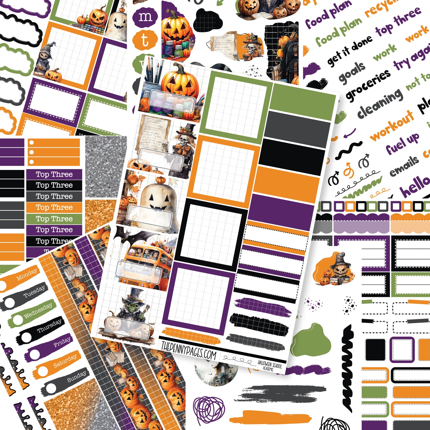 halloween school - Pentrix weekly kit