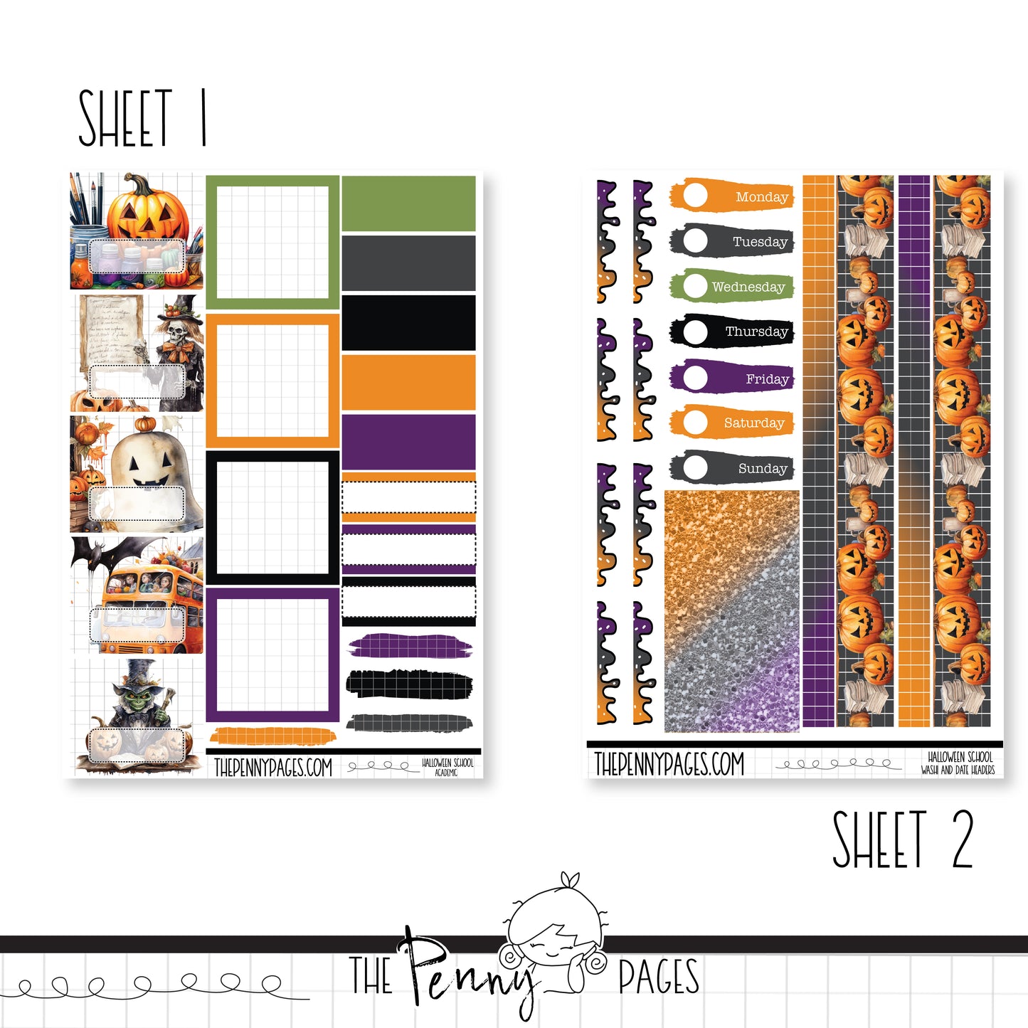 halloween school - Pentrix weekly kit