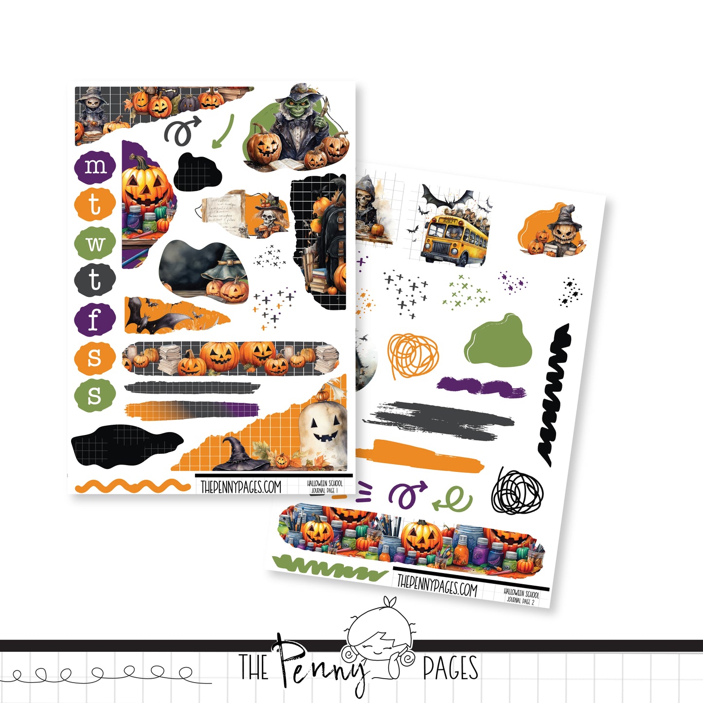 Halloween School - Journaling Kit