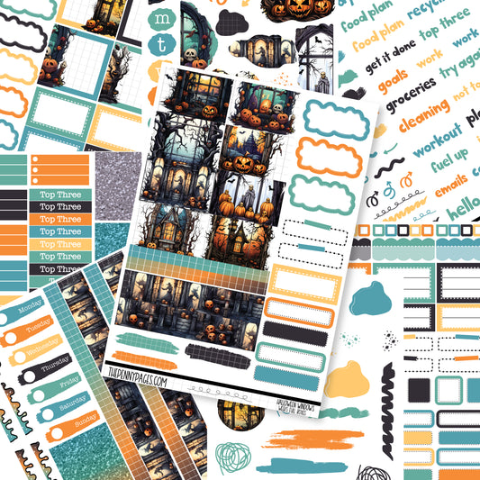 Halloween Windows - Weeks vertical weekly kit