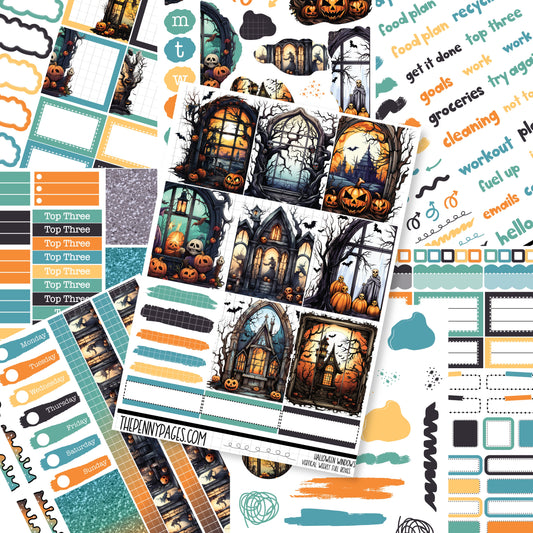 Halloween Windows - A5 weekly ( 1.3")