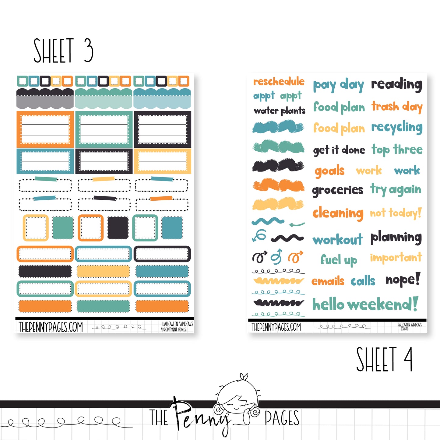 Halloween Windows - Standard Vertical