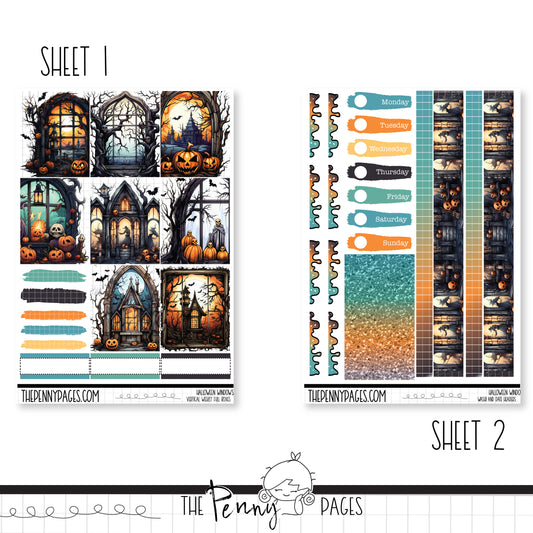 Halloween Windows - Standard Vertical
