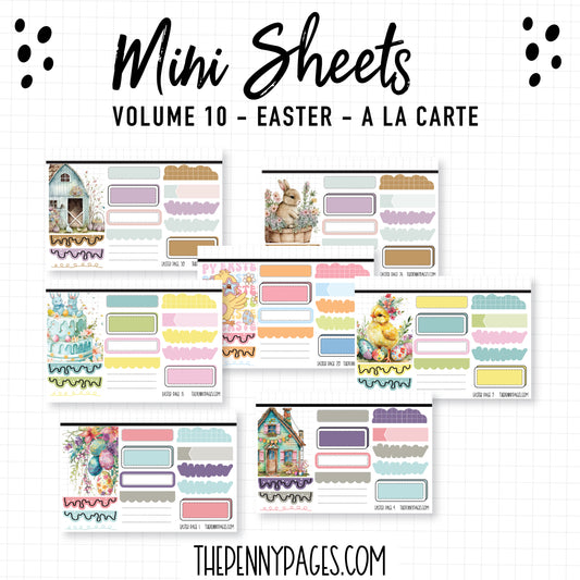 Mini Sheets - Volume 10 - Easter