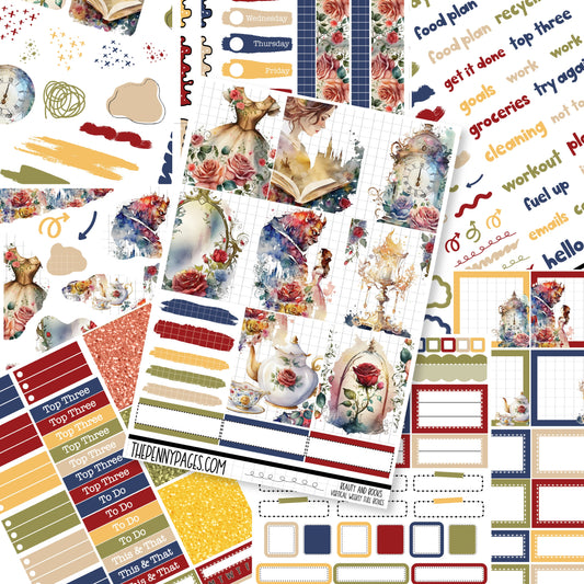 Beauty and Books - A5 weekly ( 1.3")