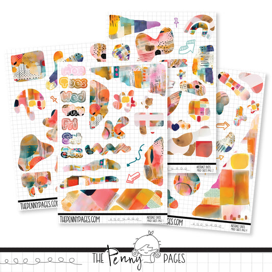 Mixed Journal Pages - Abstract duo