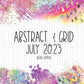 Abstract & Grid - July 2023 - Neon Summer
