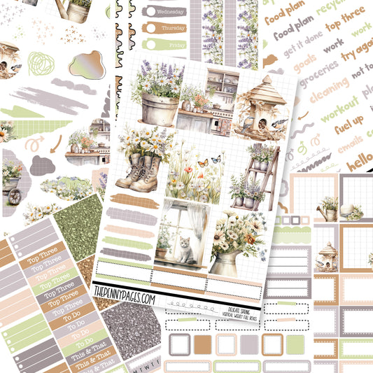 Delicate Spring - A5 weekly ( 1.3")