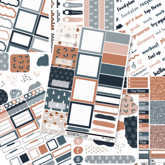 Pink & Blue Christmas - Pentrix weekly kit