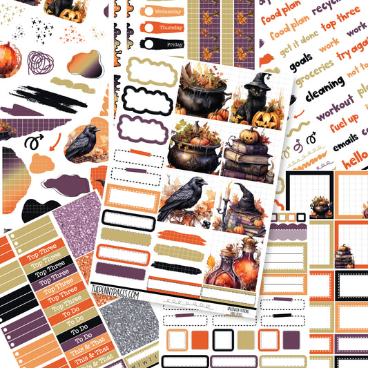 Halloween Potions  - B6 vertical weekly kit