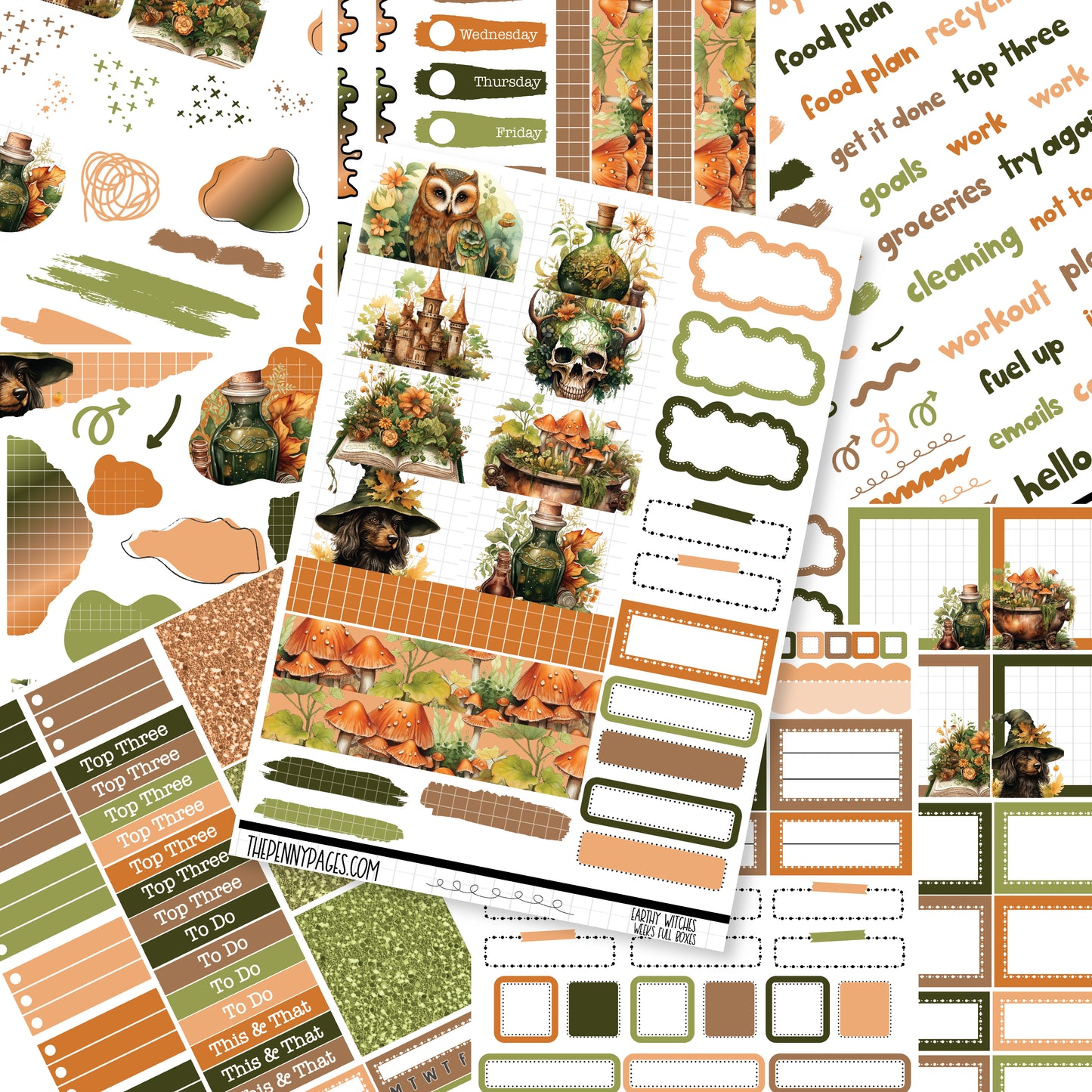 Earthy Potions - Weeks vertical weekly kit