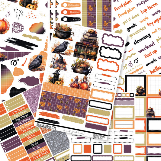 Halloween Potions - Weeks vertical weekly kit