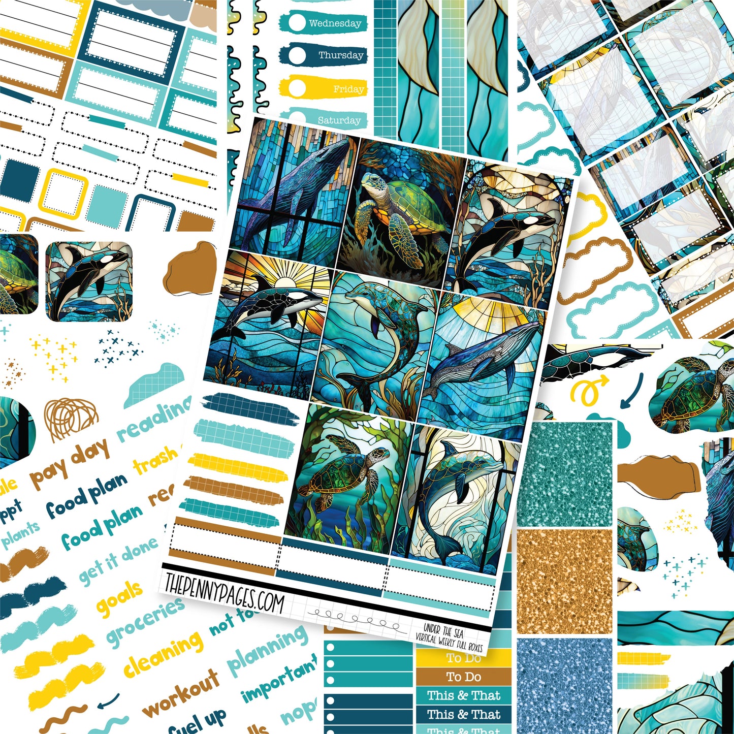 Under the Sea - A5 weekly ( 1.3")