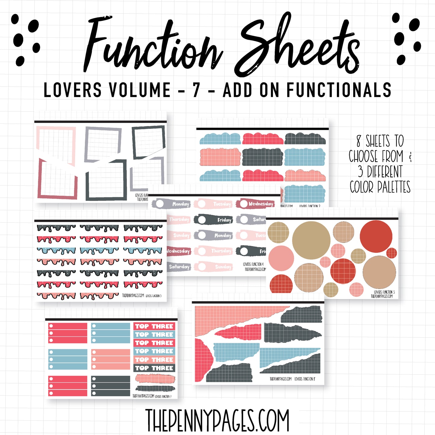 Mini Sheets - Volume 7 - Lovers Functional Add On