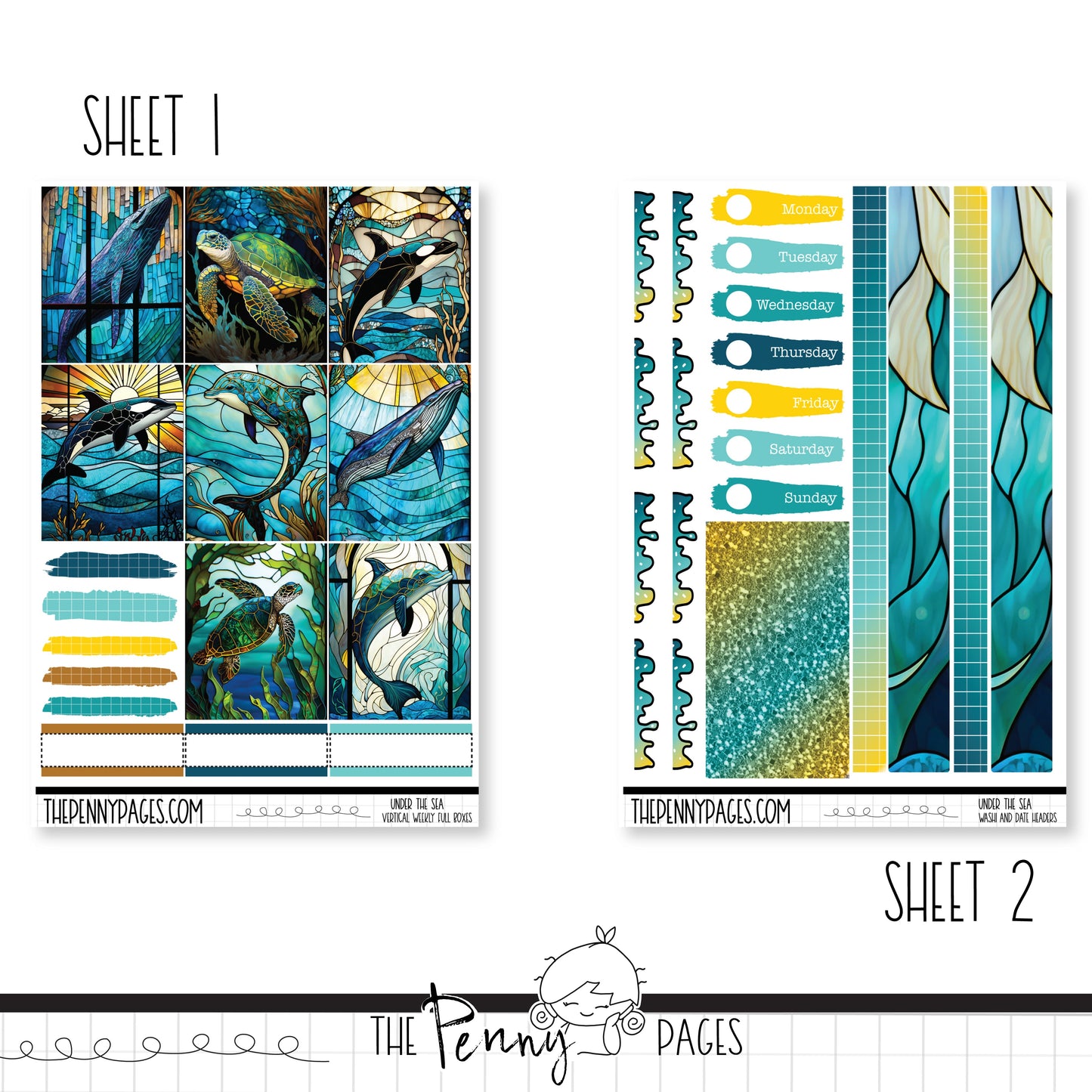 Under the Sea - A5 weekly ( 1.3")