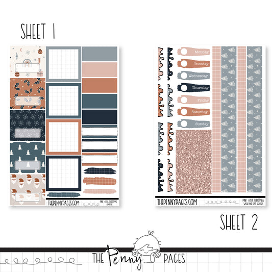 Pink & Blue Christmas - Pentrix weekly kit