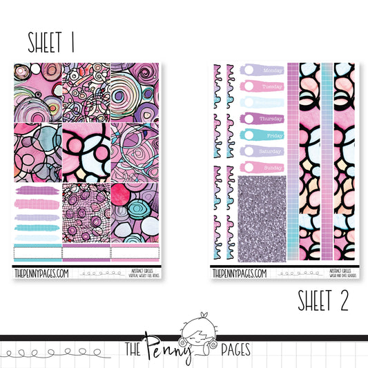 Abstract Circles - A5 weekly ( 1.3")