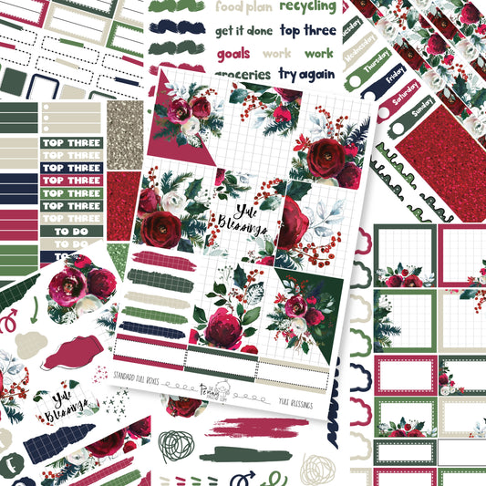 Yule Blessings - A5 weekly ( 1.3")