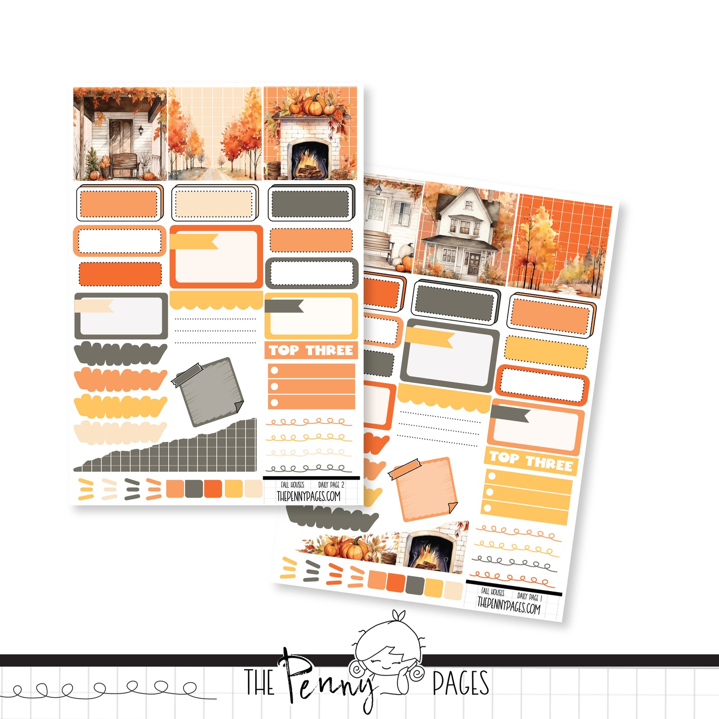 *Limited* Fall Houses  - Daily Pages