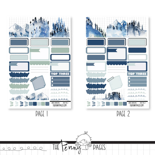 Winter Landscapes  - Daily Pages