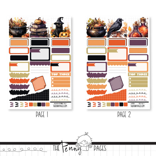 Halloween Potions  - Daily Pages