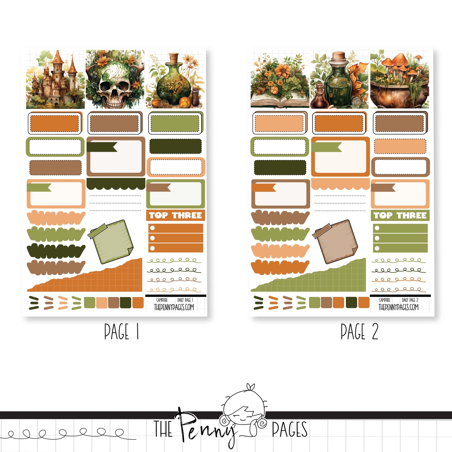 Earthy Potions  - Daily Pages