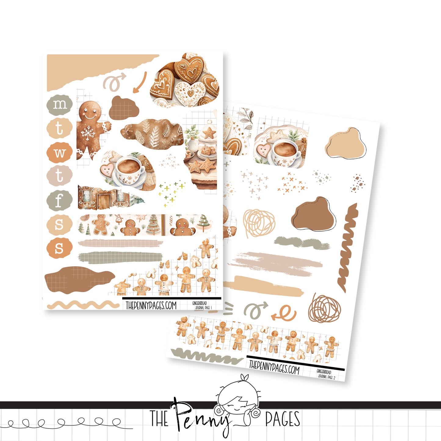Gingerbread - Journaling Kit
