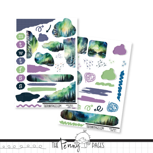 Aurora Borealis - Journaling Kit