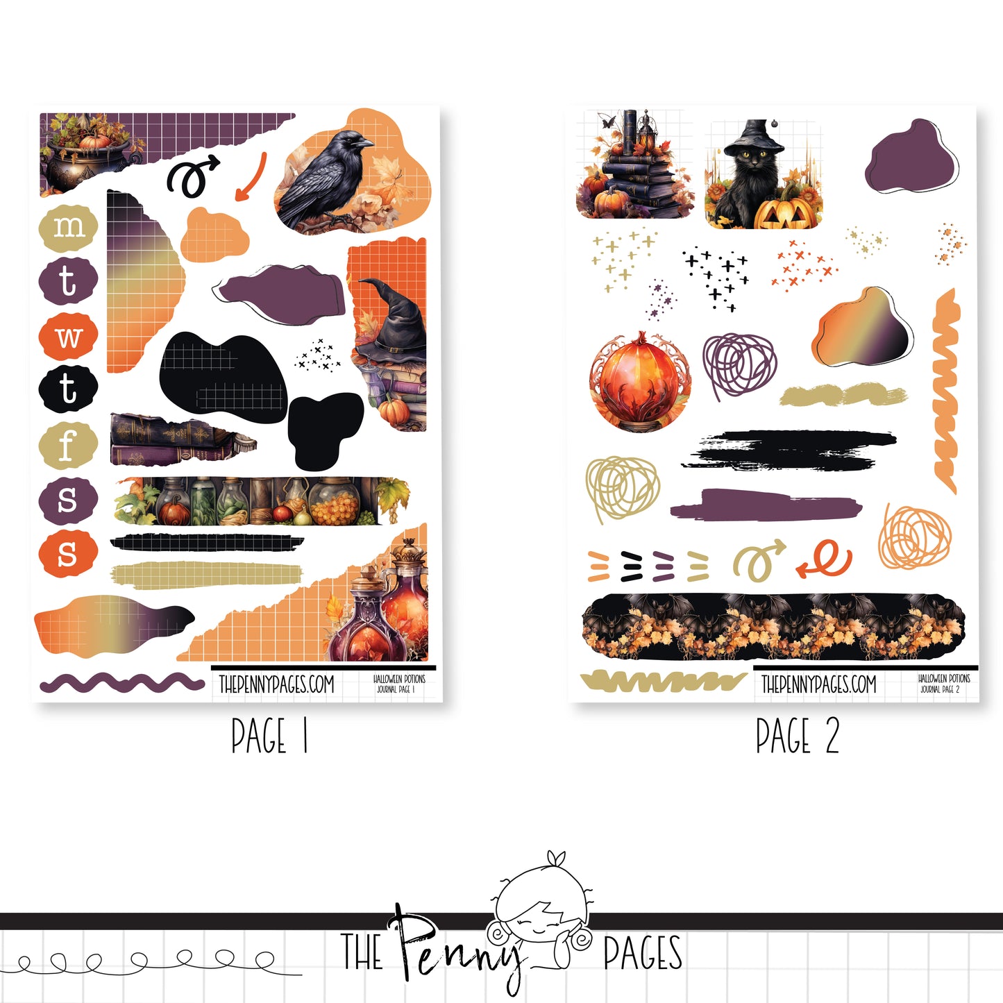 Halloween Potions - Journaling Kit