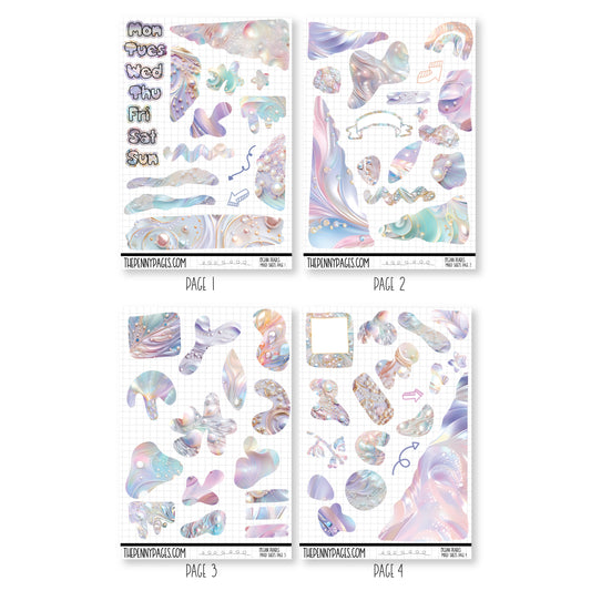 Mixed Journal Pages - Ocean Pearls