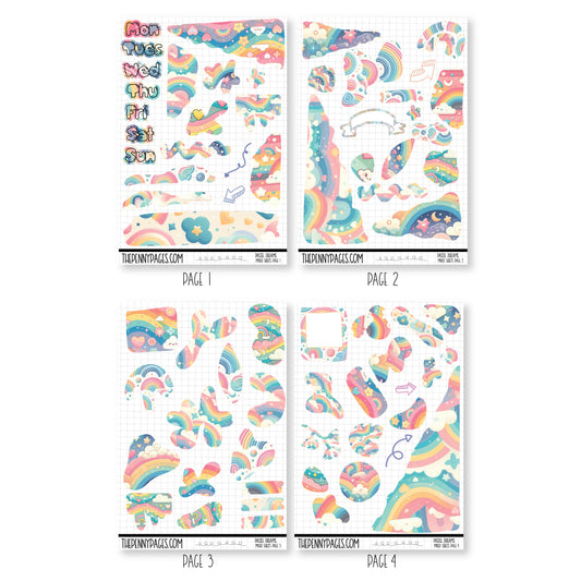 Mixed Journal Pages - Pastel Dreams