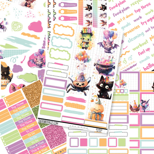 Boo Birthday  - B6 vertical weekly kit