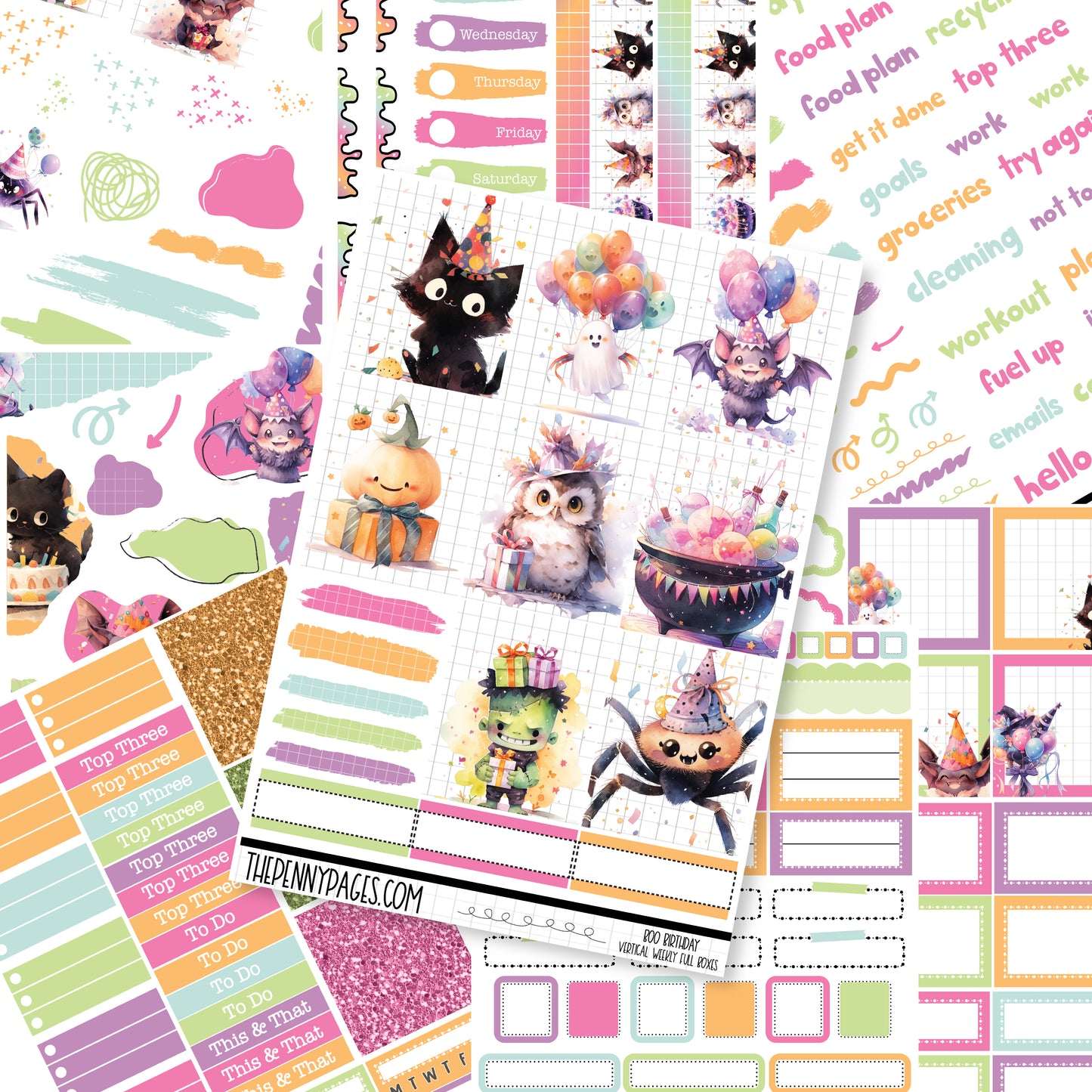 Boo Birthday - Standard Vertical / A5W or A5