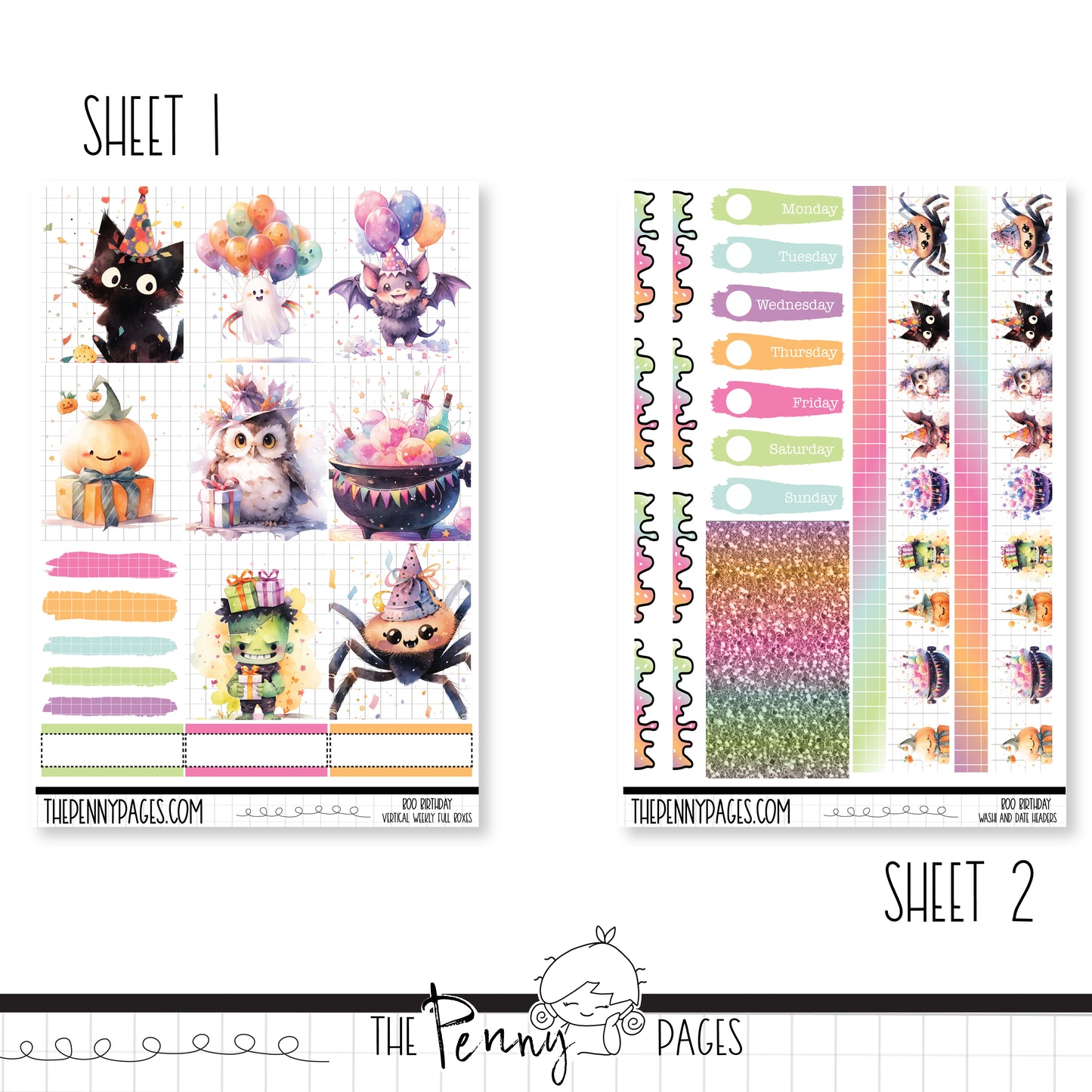 Boo Birthday - Standard Vertical / A5W or A5