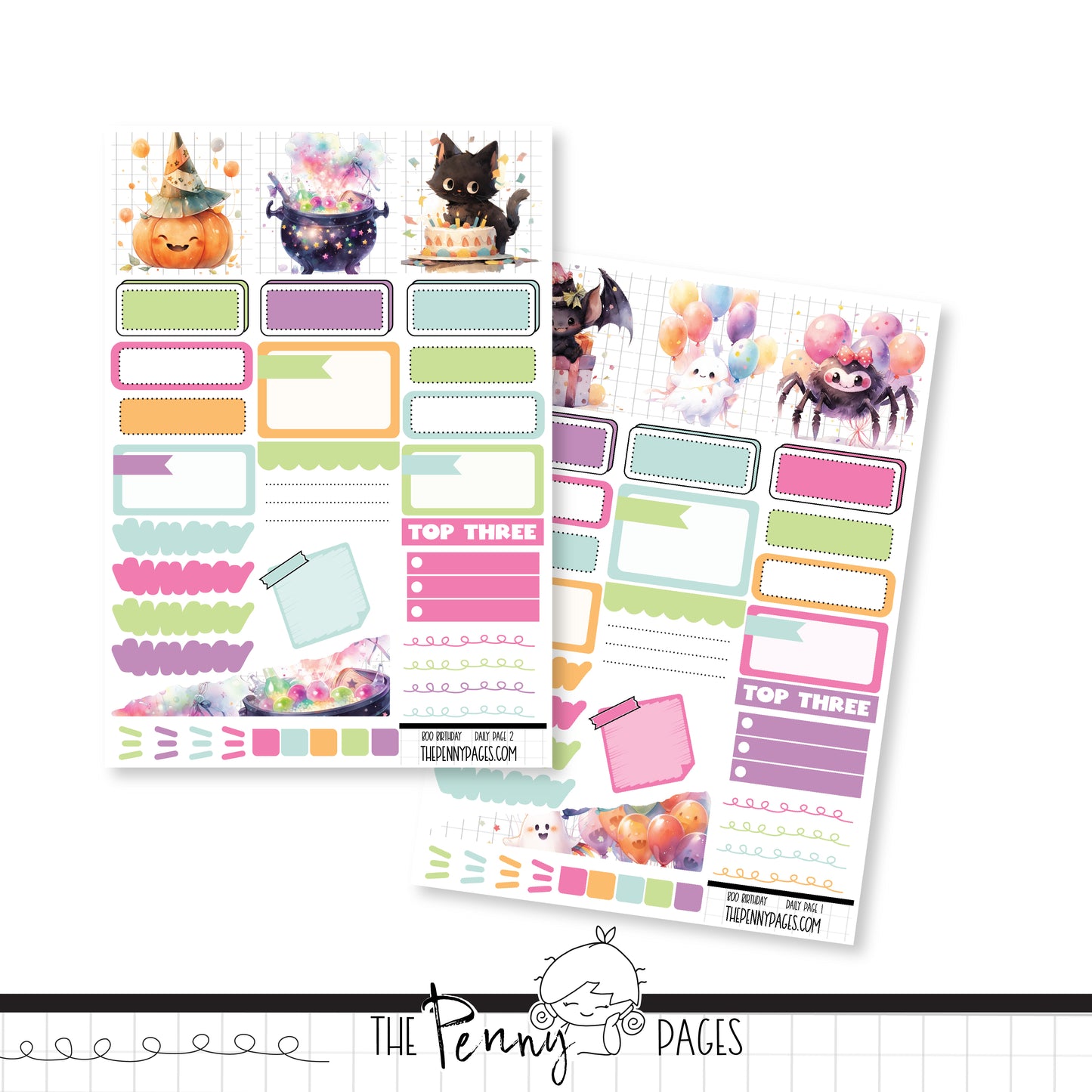 Boo Birthday  - Daily Pages