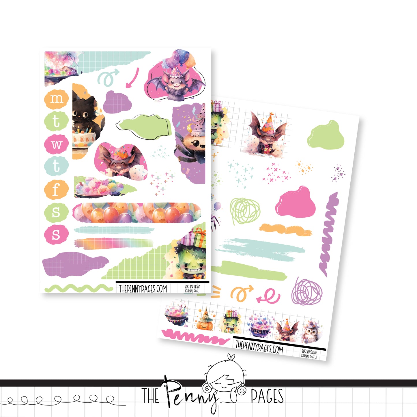 Boo Birthday- Journaling Kit