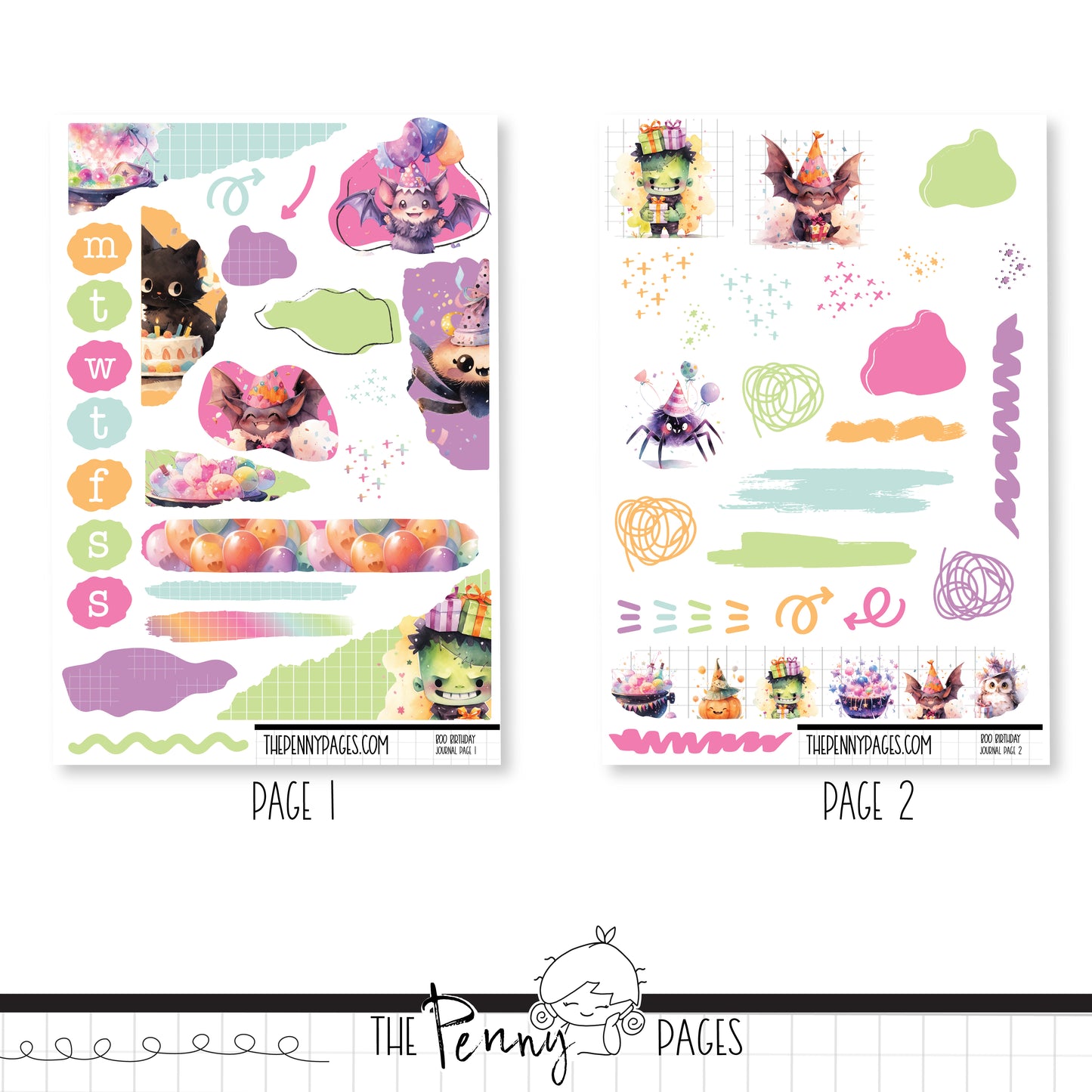 Boo Birthday- Journaling Kit