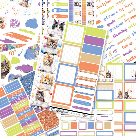 Cat Birthday - Academic weekly kit