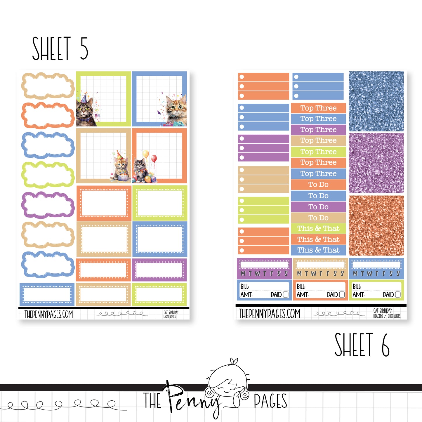 Cat Birthday - Academic weekly kit