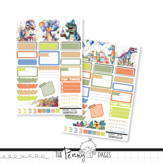 Dino Birthday  - Daily Pages