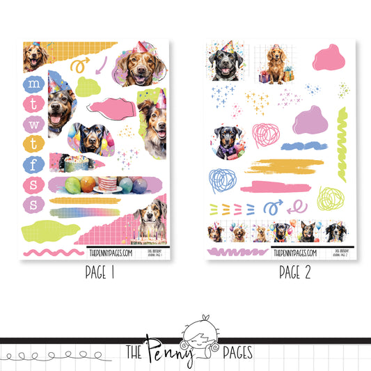 Dog Birthday- Journaling Kit