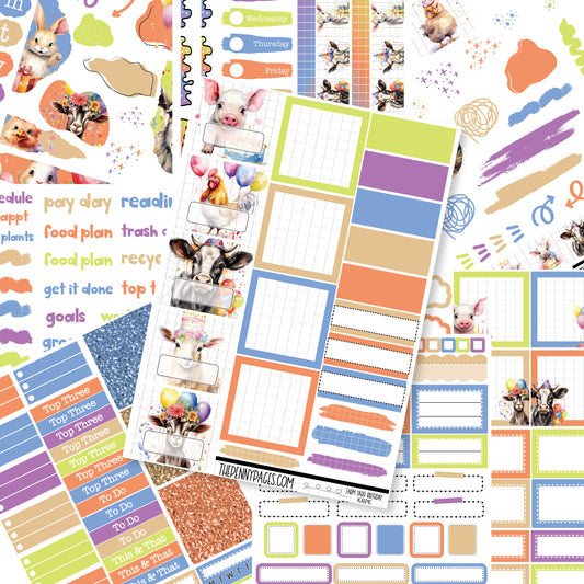 Farm Yard Birthday - Pentrix weekly kit