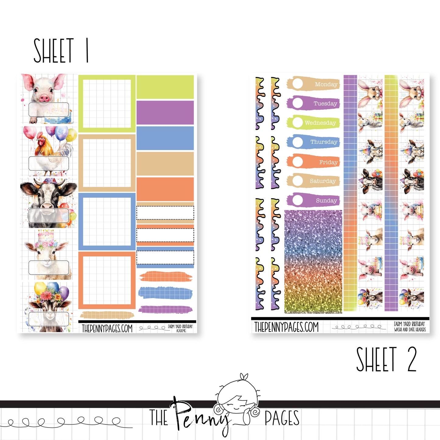 Farm Yard Birthday - Pentrix weekly kit