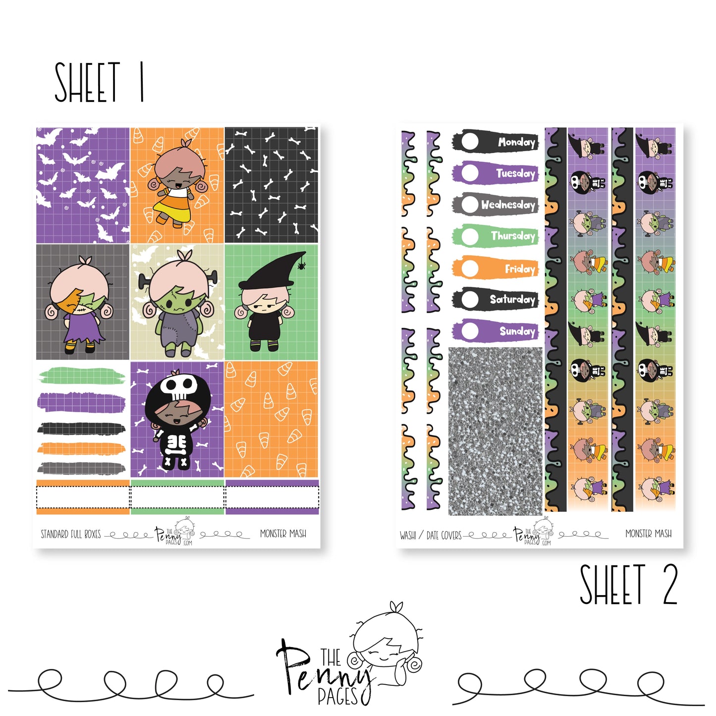 Monster Mash - A5 weekly ( 1.3")