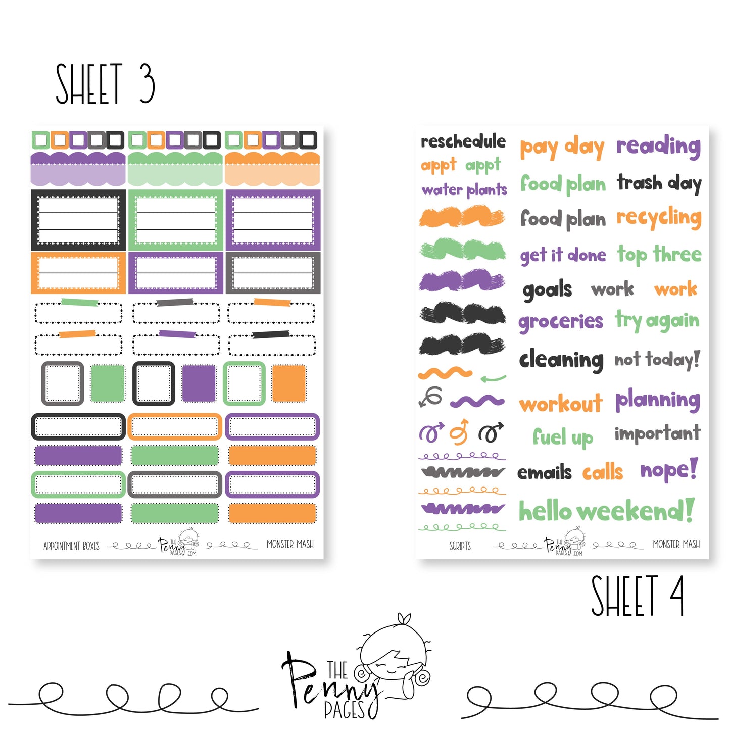 Monster Mash - A5 weekly ( 1.3")