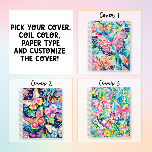 Notebook Planner - Vibrant Butterflies