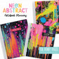 Notebook Planner - Neon Abstract